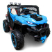mamido  Elektrické autíčko Buggy X9 s modrým dizajnom a sedačkou z eko-kože
