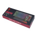 Marvo CM310 EN, RGB sada klávesnice s herní myší a podložkou, US, herní, membránová typ drátová 