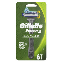 Gillette Sensor3 recycled  jednorázové žiletky 6ks