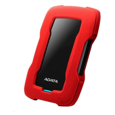 ADATA Externý HDD 2TB 2,5" USB 3.1 HD330, RED COLOR BOX, červený (gumový, nárazu odolný)