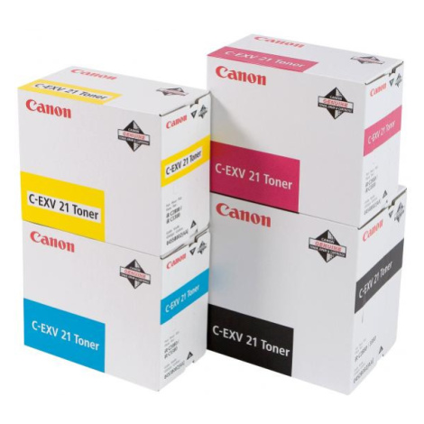 Canon originál toner C-EXV21 C, 0453B002, cyan, 14000str., 260g