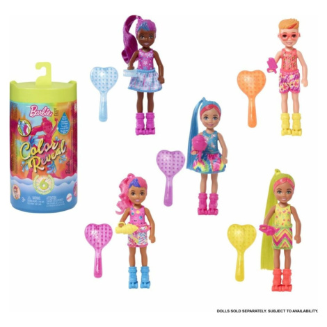 Mattel Barbie Color reveal chelsea neonová batika asst