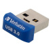 Verbatim USB flash disk, USB 3.0, 64GB, Nano, Store N Stay, modrý, 98711, USB A