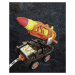 PLAYMOBIL Dino Rise 70929 Dino Mine Vozík s raketami
