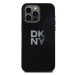 DKNY Liquid Silicone Stack Metal Logo Apple iPhone 15 Pro Max DKHCP15XSMCBSK Black