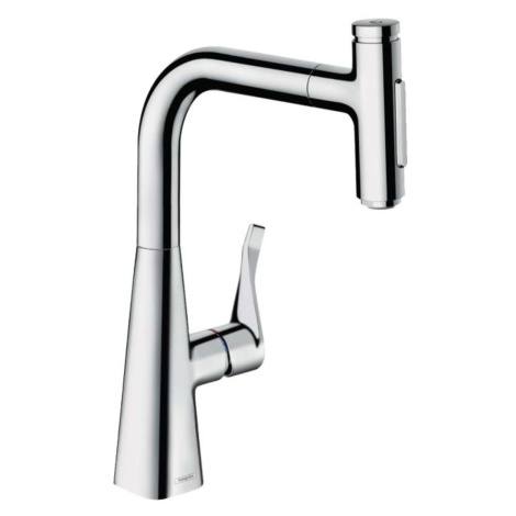 Hansgrohe M71 - Drezová batéria M7117-H240 s výsuvnou spŕškou, sBOX, chróm 73817000