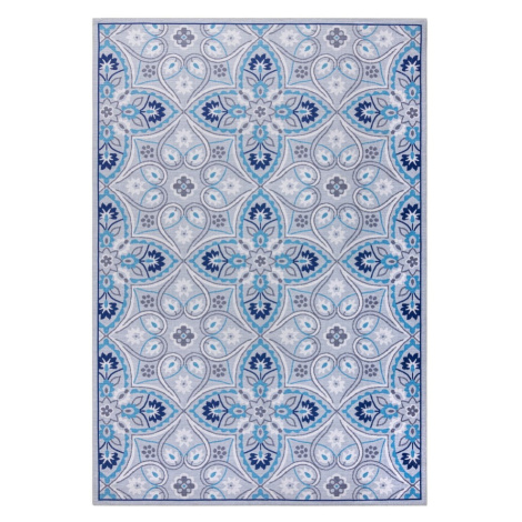 Modrý prateľný koberec 290x200 cm Ellen - Flair Rugs
