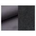NABBI Matosino L rohová sedačka u s rozkladom a úložným priestorom sivá (Soft 29) / čierna (Dora