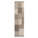 Ručně tkaný běhoun Minerals Patchwork Natural - 60x230 cm Flair Rugs koberce