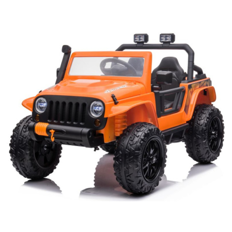 Mamido Mamido Elektrické autíčko Jeep 4Speed 4x45W oranžové