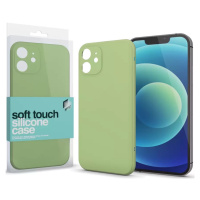 Apple iPhone 14 Pro, Silikónové puzdro, Xprotector Soft Touch Slim, svetlozelené