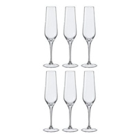 Crystalex poháre na šampanské REBECCA 195 ml 6 ks