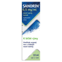 SANORIN 0,5 ‰ Nosový sprej 10 ml