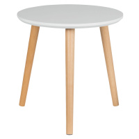 LIVARNO home Stolík, Ø 40 cm (biela)