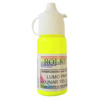 Neónová fluorescenčná gélová farba 15ml Lunárna žltá - Rolkem - Rolkem