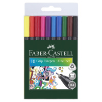 Linery Faber-Castell GRIP, 0.4mm - 10 farieb