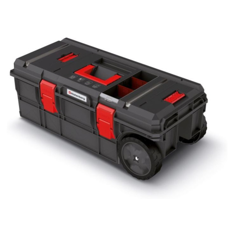 Kufr na nářadí XEBLOCCK TECH 79,5 x 38 x 30,7 cm černo-červený Prosperplast
