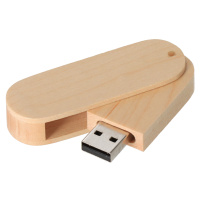 Drevený USB disk prírodný 16GB