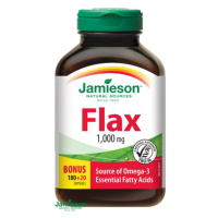 JAMIESON Flax OMEGA-3 1000 mg ľanový olej 200 kapsúl