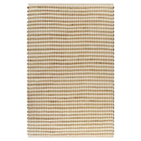 Ručně tkaný kusový koberec z juty 120×180 cm přírodní a bílý