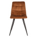 Zamatové jedálenské stoličky v tehlovej farbe v súprave 2 ks Jelt – LABEL51
