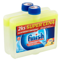 FINISH Čistič umývačky riadu Lemon 2 x 250 ml