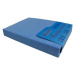 Brotex Froté plachta na posteľ 220 × 200 cm, svetlo modrá
