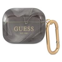 Obal Guess GUA3UNMK AirPods 3 cover black Marble Collection (GUA3UNMK)