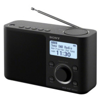 Sony XDR-S61D, přenosné digitální rádio DAB/DAB+ s LCD displayem, černá