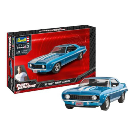 Plastic ModelKit auto 07694 - Fast & Furious 1969 Chevy Camaro Yenko (1:25)