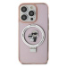 Kryt Karl Lagerfeld KLHMP15SHMRSKCP iPhone 15 6.1" pink hardcase Ring Stand Karl&Choupettte MagS