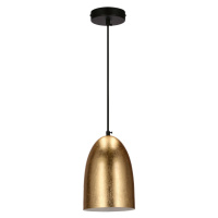 Závesné svietidlo v zlatej farbe s kovovým tienidlom ø 14 cm Icaro - Candellux Lighting