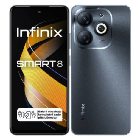 Infinix Smart 8, 3/64 GB, Dual SIM, Timber Black - SK distribúcia