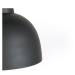 Závesná lampa čierna s mosadzným vnútrom 40 cm - Hoodi