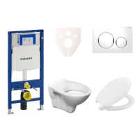 Cenovo zvýhodnený závesný WC set Geberit do ľahkých stien / predstenová montáž + WC Ceramia S-Li