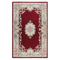 Ručne všívaný kusový koberec Lotus premium Red Rozmery koberca: 120x180