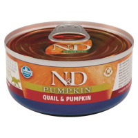 N&D CAT QUAIL & PUMPKIN 70 GR