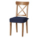 Dekoria Sedák na stoličku Ingolf, granátová, návlek na stoličku Inglof, Quadro, 136-04