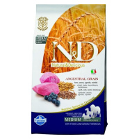 Farmina N&D dog AG adult medium & maxi, lamb, spelt, oats & blueberry 2,5kg