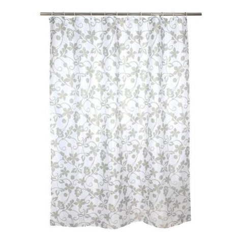 TORO Sprchový záves, polyester, 180 x 180 cm, motív kvety
