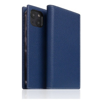 SLG Design puzdro D8 Full Grain Leather pre iPhone 14 - Navy Blue