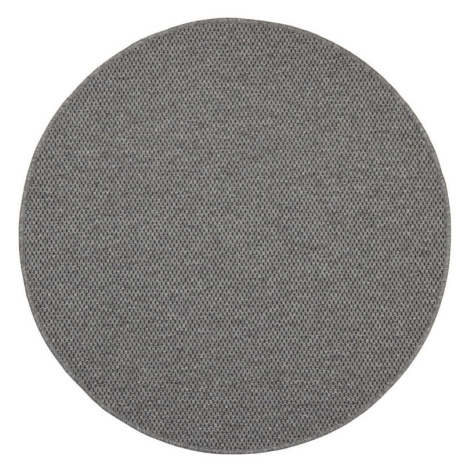 Kusový koberec Nature hnědý kruh - 80x80 (průměr) kruh cm Vopi koberce