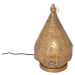 Orientálna stolná lampa zlatá 26 cm - Mauglí