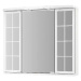 JOKEY Landhaus Binz biela zrkadlová skrinka MDF 111913720-0110 111913720-0110