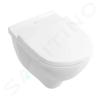 VILLEROY & BOCH - O.novo Závesné WC, DirectFlush, AntiBac, CeramicPlus, alpská biela 5660R0T2