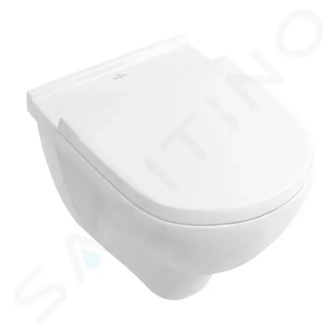 VILLEROY & BOCH - O.novo Závesné WC, DirectFlush, AntiBac, CeramicPlus, alpská biela 5660R0T2