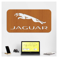 Drevený obraz - Logo auta Jaguar