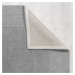 Kusový ručne tkaný koberec Tuscany Textured Wool Border Grey Marl Rozmery kobercov: 120x170