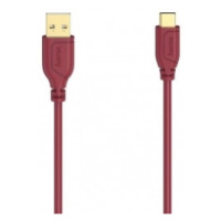 Hama 200636 USB-C 2.0 kábel typ A-C 0,75 m, Flexi-Slim, červený