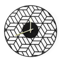 Drevené hodiny Cube Nox Clock
